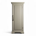 Armoire de rangement en bois couleur beige dimensions 50 x 40 x 150cm